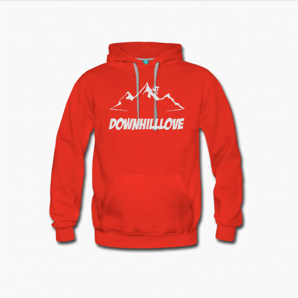 Roter Downhill Hoodie | Downhilllove